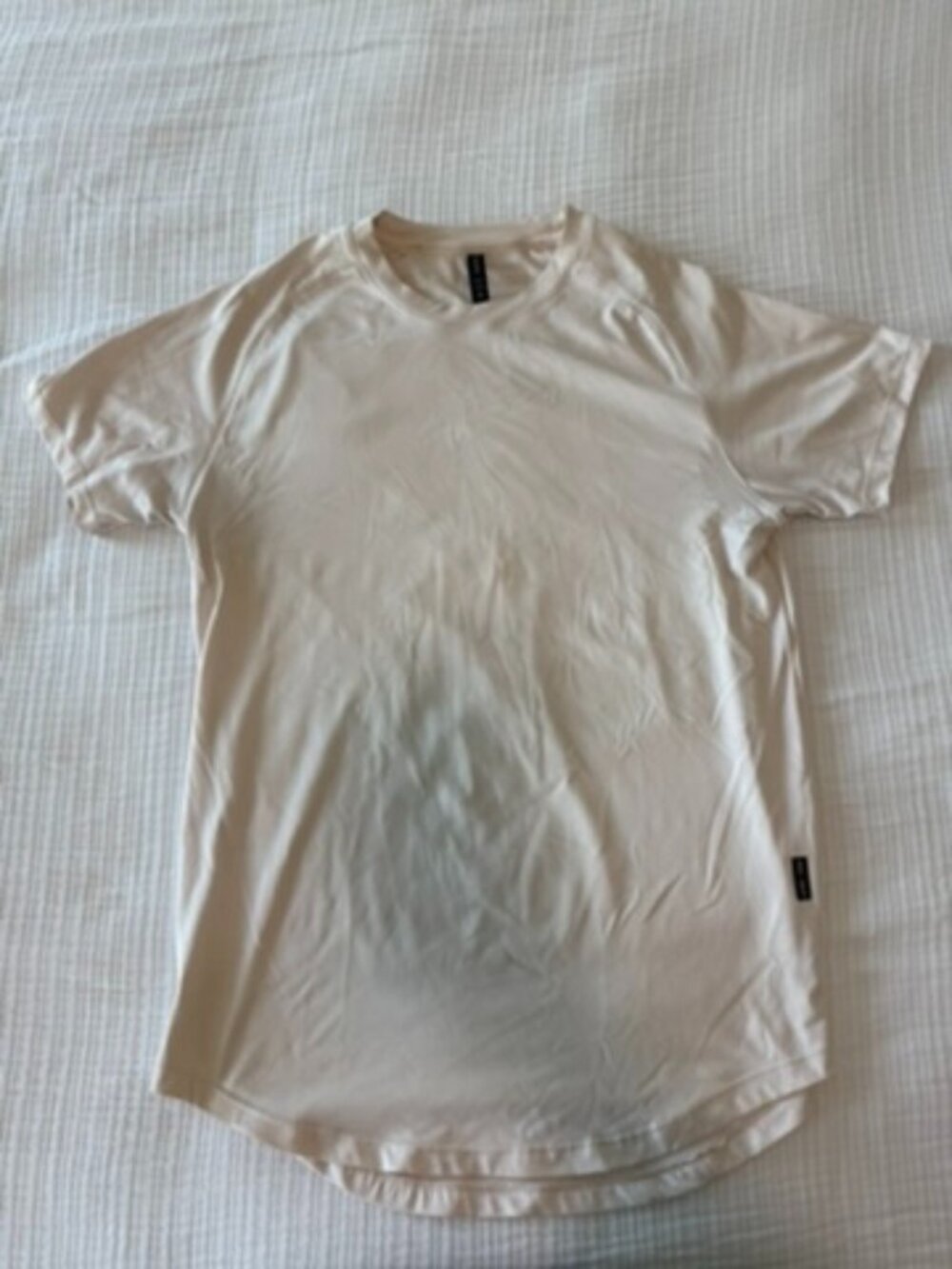 ASRV Core Established Curved Hem Tee Bone Off-White Men's M DSG-0637